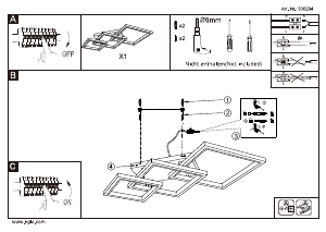 Manuale Eglo 300294 Lampada