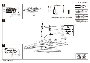 Manual Eglo 300295 Lampă