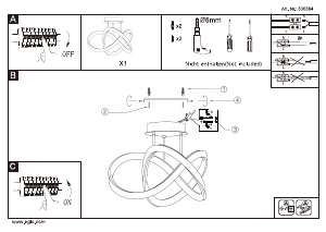 Manuale Eglo 300384 Lampada