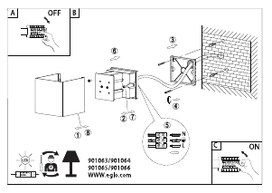 Manual Eglo 901066 Lampă