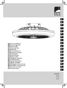 Manuale Eglo 35234 Sayulita Ventilatore da soffitto