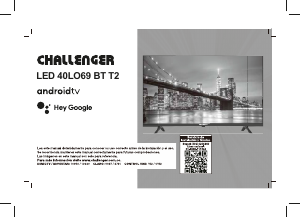 Manual de uso Challenger LED 40LO69 BT T2 Televisor de LED