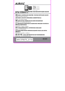 Käyttöohje Auriol IAN 378375 Sääasema