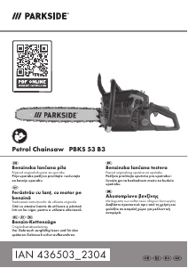 Εγχειρίδιο Parkside IAN 436503 Αλυσοπρίονο