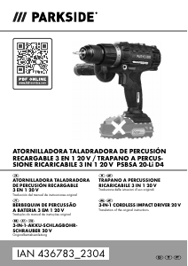Manual Parkside IAN 436783 Berbequim