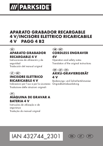 Manual Parkside IAN 432744 Pistola de colar