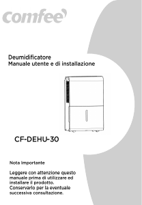 Bedienungsanleitung Comfee CF-DEHU 30 Luftentfeuchter