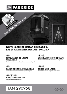 Manuale Parkside IAN 290958 Livella laser