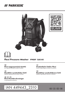 Priročnik Parkside IAN 449443 Tlačni pralni stroj