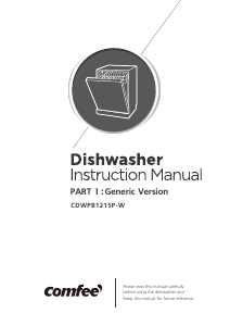 Handleiding Comfee CDWPB1215P-W Vaatwasser