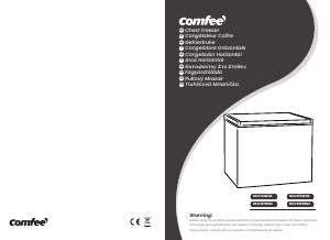 Manual de uso Comfee RCC197WH2 Congelador