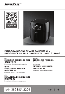 Manual SilverCrest IAN 389885 Fritadeira