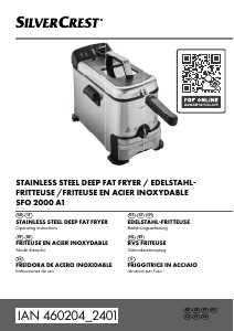 Manuale SilverCrest IAN 460204 Friggitrice