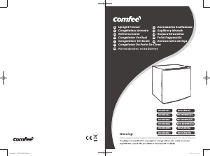 Manuale Comfee RCU40WH1(E)A Congelatore