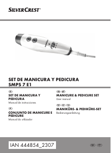 Manual SilverCrest IAN 444854 Conjunto de manicure-pedicure