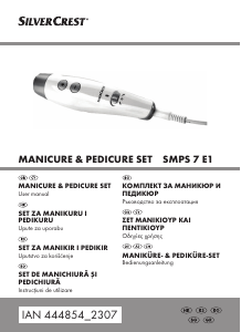 Manual SilverCrest IAN 444854 Set manichiura pedichiura