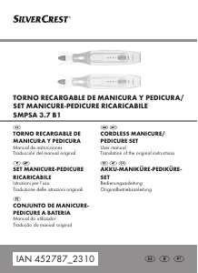 Manual SilverCrest IAN 452787 Conjunto de manicure-pedicure