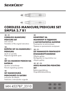 Priručnik SilverCrest IAN 452787 Set za manikuru i pedikuru