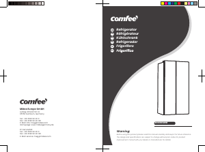 Manual Comfee RCS700WH1 Frigorífico combinado