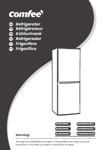 Manual de uso Comfee RCB169WH2(E) Frigorífico combinado