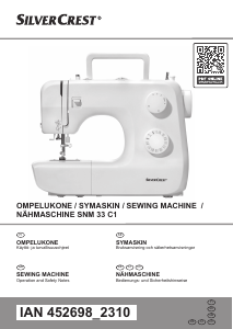 Bruksanvisning SilverCrest IAN 452698 Symaskin