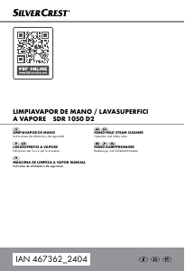 Manual SilverCrest IAN 467362 Máquina de limpar a vapor