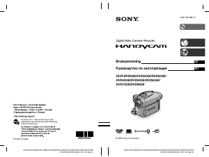 Руководство Sony DCR-DVD203E Камкордер