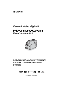 Manual Sony DCR-DVD205E Cameră video
