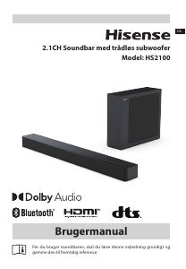 Brugsanvisning Hisense HS2100 Hjemmebiosystem