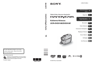 Kullanım kılavuzu Sony DCR-DVD510E Kaydedici kamera