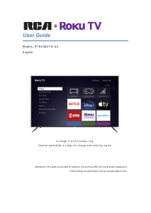 Handleiding RCA RTRU5827-B-US LED televisie