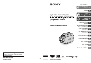 Kullanım kılavuzu Sony DCR-DVD905E Kaydedici kamera