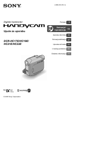 Priručnik Sony DCR-HC19E Videokamera