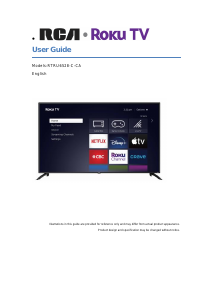 Handleiding RCA RTRU6528-C-CA LED televisie