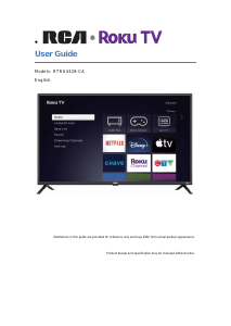 Handleiding RCA RTRU4328-CA LED televisie
