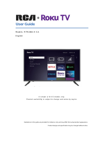 Handleiding RCA RTR4061-E-CA LED televisie