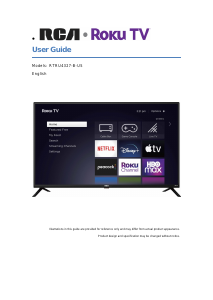 Handleiding RCA RTRU4327-B-US LED televisie