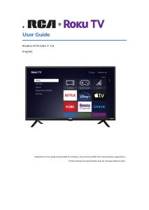 Mode d’emploi RCA RTR3261-F-CA Téléviseur LED
