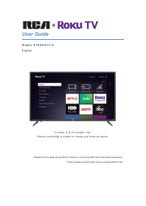 Mode d’emploi RCA RTRQ5023-CA Téléviseur LED