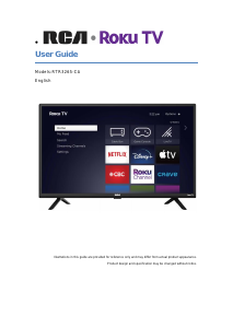 Handleiding RCA RTR3265-CA LED televisie