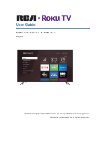 Handleiding RCA RTRU6027-US LED televisie