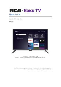 Mode d’emploi RCA RTR2461-CA Téléviseur LED