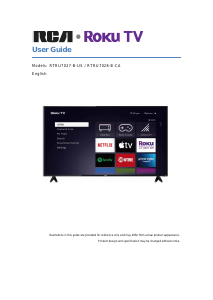 Handleiding RCA RTRU7028-B-CA LED televisie