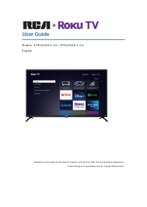 Handleiding RCA RTRU4328-C-CA LED televisie