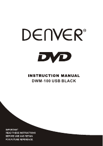 Handleiding Denver DWM-100USB DVD speler