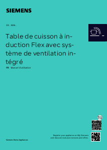 Mode d’emploi Siemens EX80BNX68E Table de cuisson