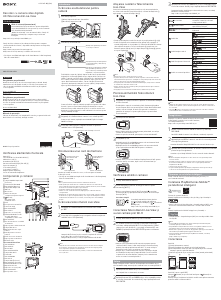 Manual Sony HDR-AZ1 Cameră video