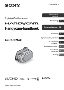 Handleiding Sony HDR-SR10E Camcorder