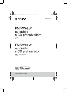 Manuál Sony CDX-GT560UI Autorádio