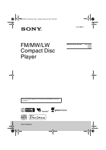 Manual de uso Sony CDX-GT660UV Radio para coche